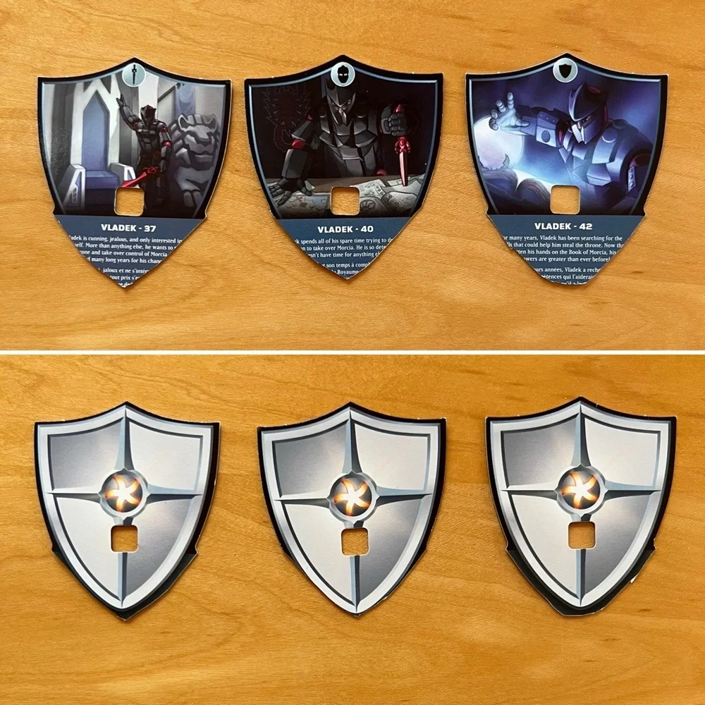⚔️Knights' Kingdom 8786 Vladek Complete Figure & Cards 37 40 42 Canister LEGO🛡️